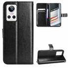 For OPPO Realme GT Neo3 Retro Crazy Horse Texture Leather Phone Case(Black) - 1