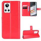 For OPPO Realme GT Neo3 Retro Crazy Horse Texture Leather Phone Case(Red) - 1
