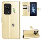 For Xiaomi Black Shark 5 Retro Crazy Horse Texture Leather Phone Case(Gold) - 1