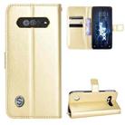 For Xiaomi Black Shark 5 RS Retro Crazy Horse Texture Leather Phone Case(Gold) - 1