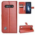 For Xiaomi Black Shark 5 RS Retro Crazy Horse Texture Leather Phone Case(Brown) - 1