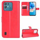 For Blackview A55 Pro Retro Crazy Horse Texture Leather Phone Case(Red) - 1