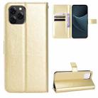 For Blackview A95 Retro Crazy Horse Texture Leather Phone Case(Gold) - 1