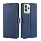 For OPPO Realme GT2 Pro Ultra-thin Voltage Side Buckle  Horizontal Flip Leather Phone Case(Blue) - 1