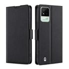 For OPPO Realme Narzo 50i Ultra-thin Voltage Side Buckle  Horizontal Flip Leather Phone Case(Black) - 1