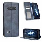 For Xiaomi Black Shark 5 RS Magnetic Buckle Retro Texture Leather Phone Case(Blue) - 1