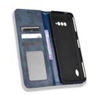 For Xiaomi Black Shark 5 RS Magnetic Buckle Retro Texture Leather Phone Case(Blue) - 4