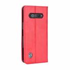 For Xiaomi Black Shark 5 RS Magnetic Buckle Retro Texture Leather Phone Case(Red) - 3