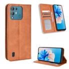 For Blackview A55 Pro Magnetic Buckle Retro Texture Leather Phone Case(Brown) - 1