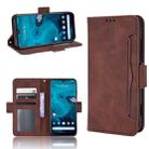 For Kyocera Android One S9 Skin Feel Calf Texture Card Slots Leather Phone Case(Brown) - 1