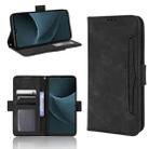 For Blackview A95 Skin Feel Calf Texture Card Slots Leather Phone Case(Black) - 1