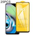 25 PCS 9D Full Glue Screen Tempered Glass Film For OPPO Realme V23 - 1