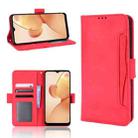For OPPO Realme C31 Skin Feel Calf Texture Card Slots Leather Phone Case(Red) - 1