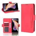 For Xiaomi Poco X4 NFC /Redmi Note 11 Pro China Skin Feel Calf Texture Card Slots Leather Phone Case(Red) - 1