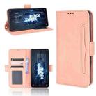 For Xiaomi Black Shark 5 Skin Feel Calf Texture Card Slots Leather Phone Case(Pink) - 1