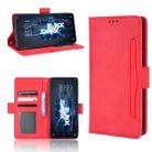 For Xiaomi Black Shark 5 Skin Feel Calf Texture Card Slots Leather Phone Case(Red) - 1