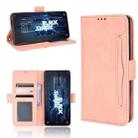 For Xiaomi Black Shark 5 RS Skin Feel Calf Texture Card Slots Leather Phone Case(Pink) - 1