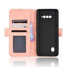For Xiaomi Black Shark 5 RS Skin Feel Calf Texture Card Slots Leather Phone Case(Pink) - 4
