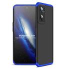 For OnePlus Nord CE 2 5G GKK Three Stage Splicing Full Coverage PC Case(Black Blue) - 1