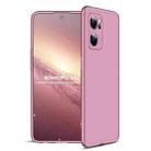 For OPPO Reno7 Global GKK Three Stage Splicing Full Coverage PC Case(Rose Gold) - 1