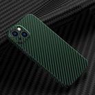 Carbon Fiber Texture Phone Case For iPhone 13(Green) - 1