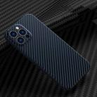 Carbon Fiber Texture Phone Case For iPhone 13 Pro Max(Blue) - 1