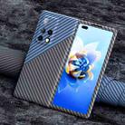 For Huawei Mate X2 Carbon Fiber Texture Phone Case(Black Blue) - 1