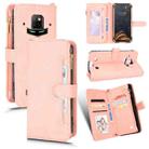 For Doogee S88 Pro / S88 Plus Litchi Texture Zipper Leather Phone Case(Pink) - 1