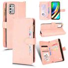 For Motorola Moto G Stylus 5G 2021 Litchi Texture Zipper Leather Phone Case(Pink) - 1