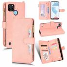 For OPPO Realme C21Y Litchi Texture Zipper Leather Phone Case(Pink) - 1