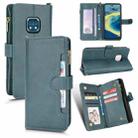 For Nokia XR20 Litchi Texture Zipper Leather Phone Case(Green) - 1