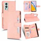 For OnePlus Nord 2 5G Litchi Texture Zipper Leather Phone Case(Pink) - 1