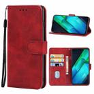 For Infinix Note 12i Leather Phone Case(Red) - 1