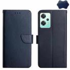 For OnePlus Nord CE 2 Lite 5G Genuine Leather Fingerprint-proof Horizontal Flip Phone Case(Blue) - 1