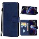For OPPO Realme 8S 5G Leather Phone Case(Blue) - 1