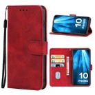 For Xiaomi Redmi 10 Prime 2022 Leather Phone Case(Red) - 1