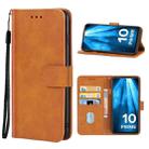 For Xiaomi Redmi 10 Prime 2022 Leather Phone Case(Brown) - 1