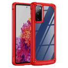 For Samsung Galaxy S20 FE 5G TPU + PC Lens Protection Phone Case(Red) - 1