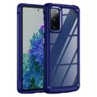 For Samsung Galaxy S20 FE 5G TPU + PC Lens Protection Phone Case(Blue) - 1