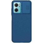 For Xiaomi Redmi Note 11E 5G / Redmi 10 5G NILLKIN Black Mirror Series Camshield PC Phone Case(Blue) - 1