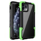 For iPhone 13 Pro Armor Acrylic 3 in 1 Phone Case (Green) - 1