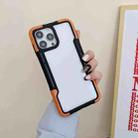 For iPhone 12 Armor Acrylic 3 in 1 Phone Case(Orange) - 4