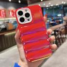 For iPhone 13 Pro Bubble Symphony TPU Phone Case (Red) - 1