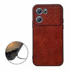 For OPPO K10 5G Accurate Hole Crazy Horse Texture PU Phone Case(Coffee) - 3
