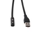 For Pebble Time Round Watch Charging Cable & Three Generations(Black) - 1