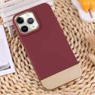 For iPhone 11 Pro Max TPU + Electroplated PC Phone Case (Red) - 1