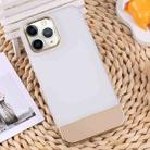 For iPhone 11 Pro Max TPU + Electroplated PC Phone Case (White) - 1