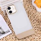 For iPhone 11 TPU + Electroplated PC Phone Case (White) - 1