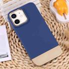 For iPhone 11 TPU + Electroplated PC Phone Case (Blue) - 1