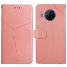 For Nokia X100 Y Stitching Horizontal Flip Leather Phone Case(Rose Gold) - 1